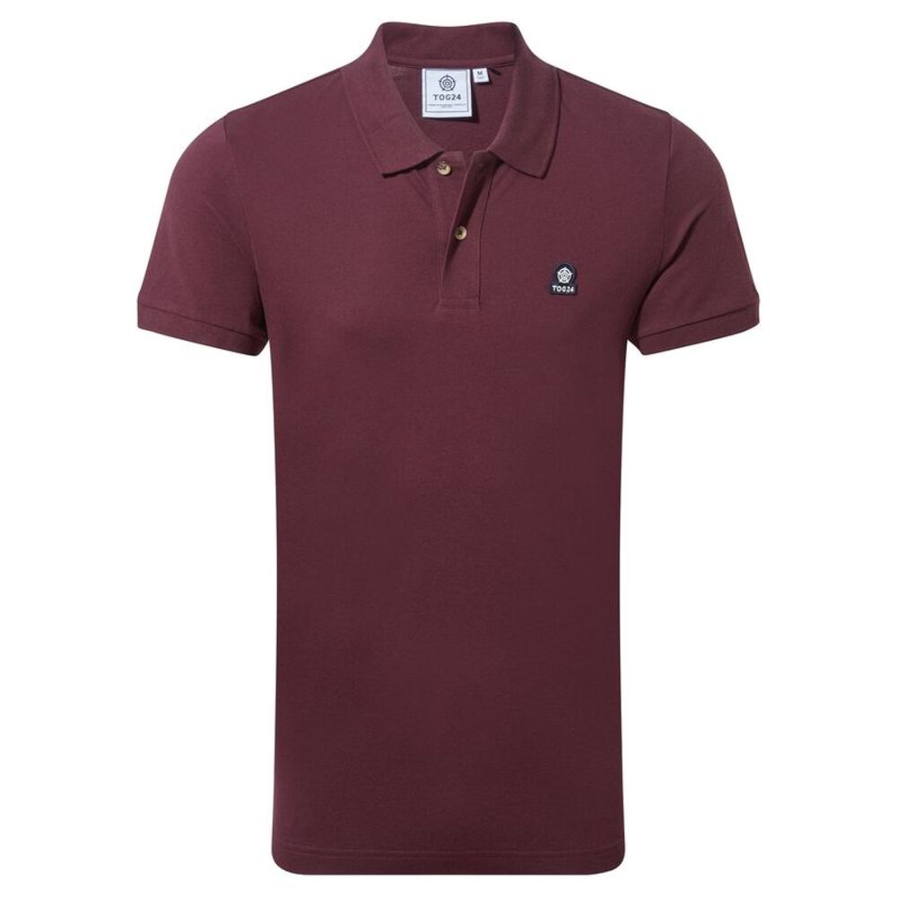 TOG24 Mens Aketon Polo Shirt / Deep Port